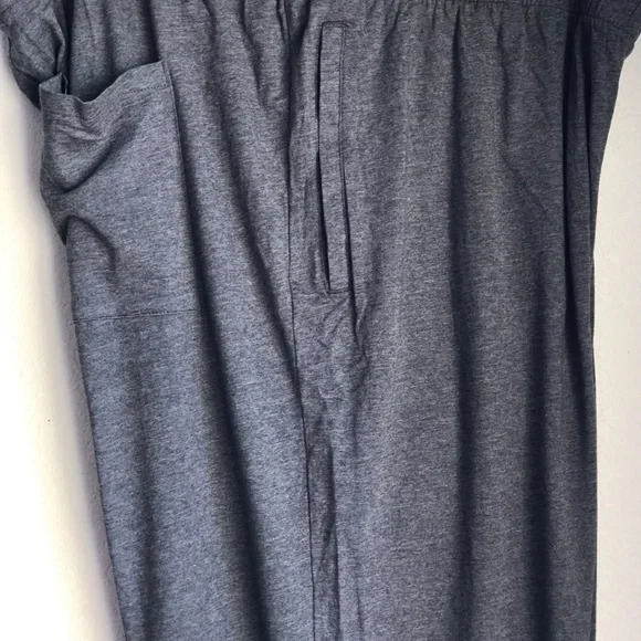 New Alfani Sleep Pajama Pants Men's size XXL Charcoal Gray w/Pockets Drawstring - Picture 9 of 16
